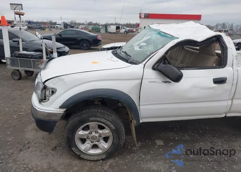 2001 Toyota Tacoma из США, поврежденный, VIN 5TEPM62N81Z723613